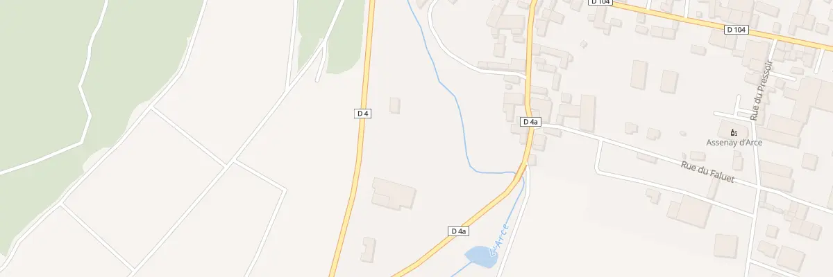 Plan du 10 Rte des 2 Bars à Ville-sur-Arce