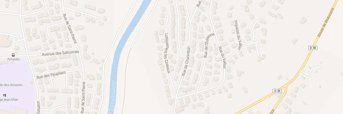 Plan du 4 Rue des Chenes Verts à Saint-Gilles