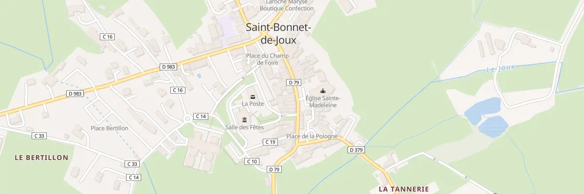 Plan du 76 Rue de l’Eglise à Saint-Bonnet-de-Joux