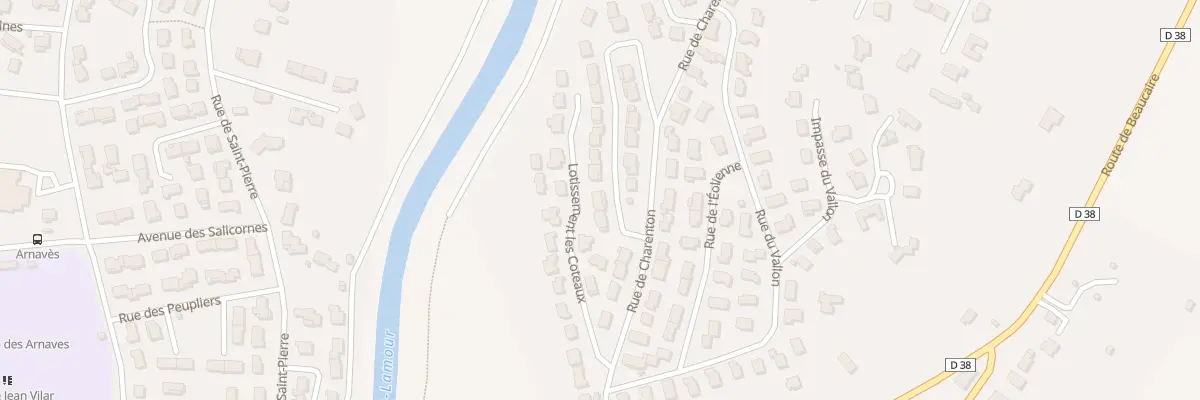Plan du 6 Rue des Chenes Verts à Saint-Gilles