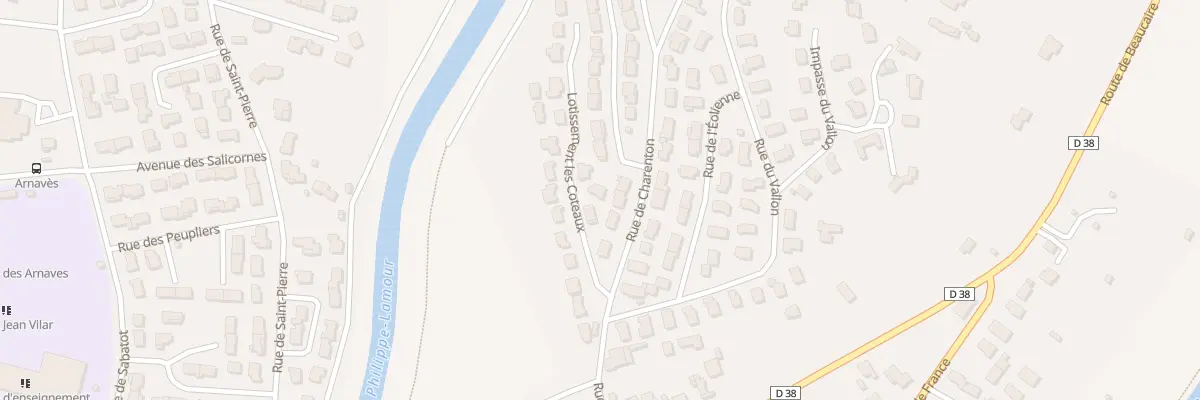 Plan du 3 Rue des Chenes Verts à Saint-Gilles