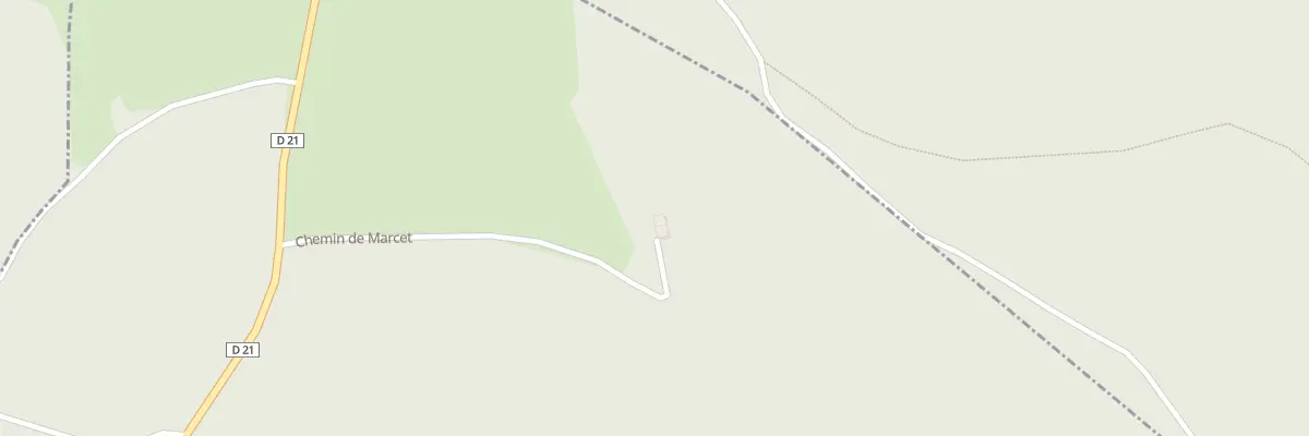 Plan du 315 Che de Marcet à Saint-Agrève