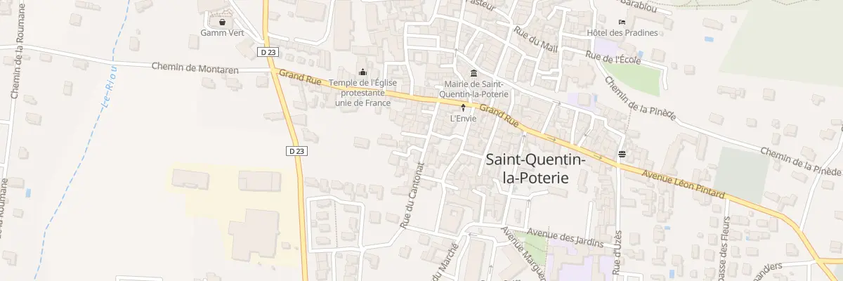 Plan du 5272 Rue du Cantonat à Saint-Quentin-la-Poterie