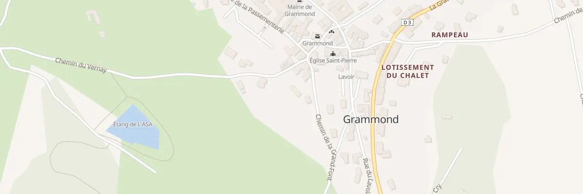 Plan du 60 Che de la Grand Font à Grammond
