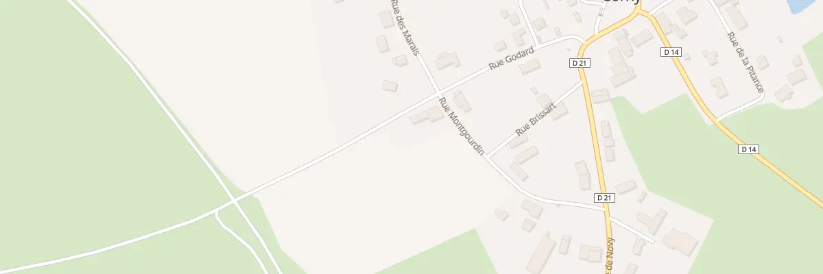 Plan du 8 Rue Godart à Corny-Machéroménil