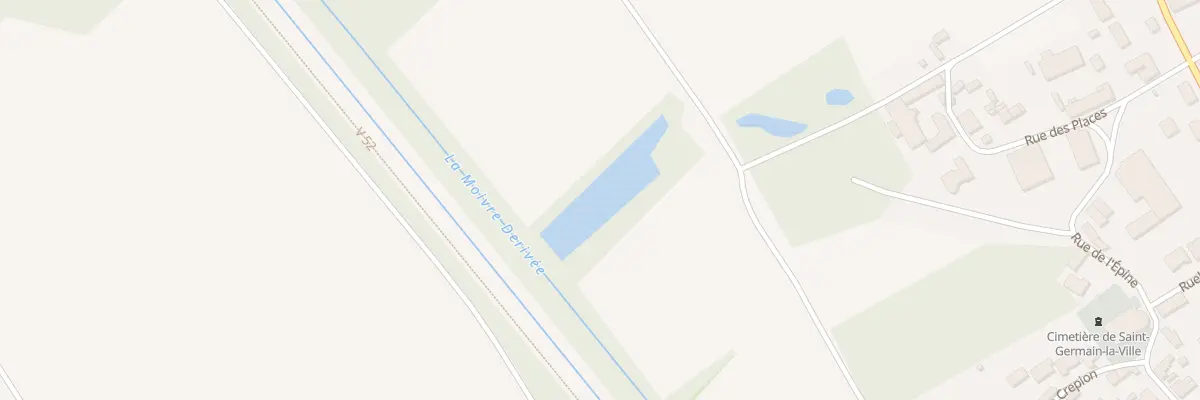 Plan du 5107 Le Bas de la Voie Priee à Saint-Germain-la-Ville