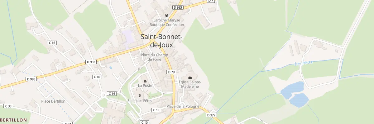 Plan du 39 Rue de l’Eglise à Saint-Bonnet-de-Joux