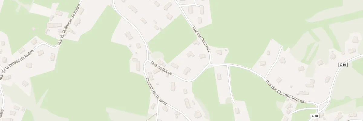 Plan du 21 Rue de Ruère à Saint-Sernin-du-Bois