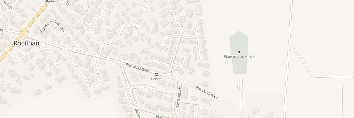 Plan du 7 Rue du Grezet à Rodilhan