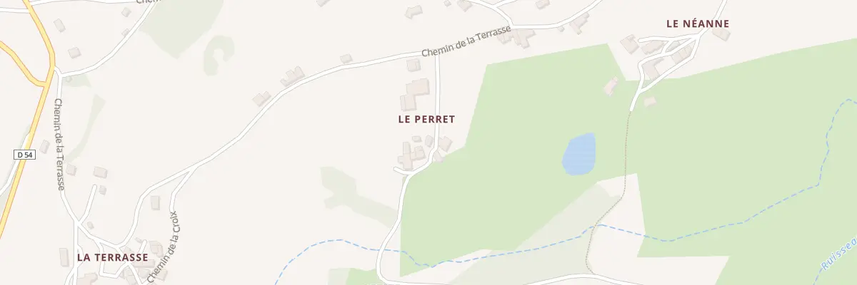 Plan du 86 Imp du Perret à Saint-Just-d’Avray