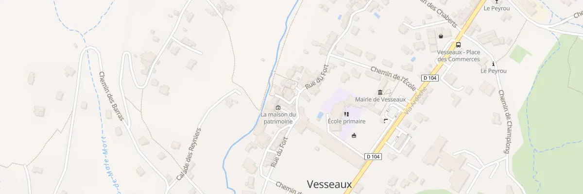 Plan du 5244 Le Fort à Vesseaux