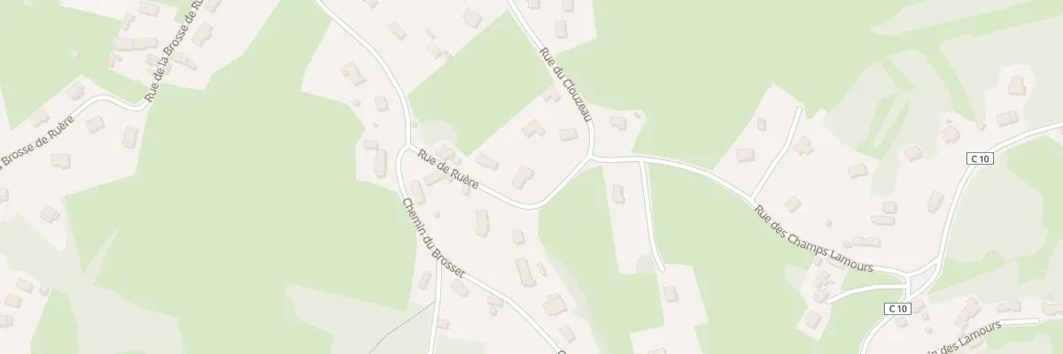 Plan du 23 Rue de Ruère à Saint-Sernin-du-Bois
