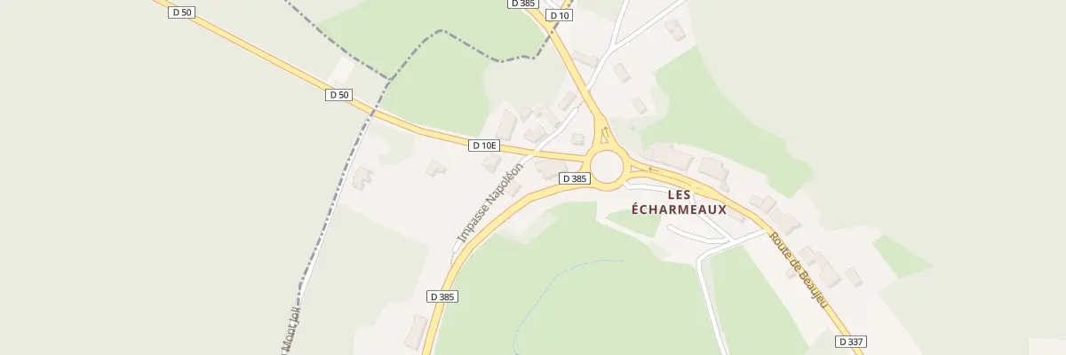 Plan du 24 Rte des Echarmeaux à Poule-les-Écharmeaux