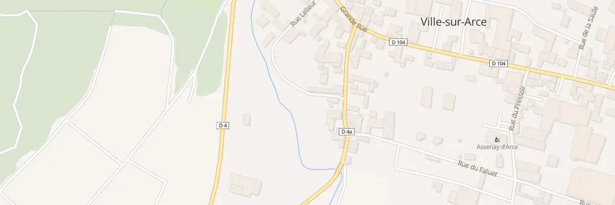 Plan du 12 Rue Coulon à Ville-sur-Arce