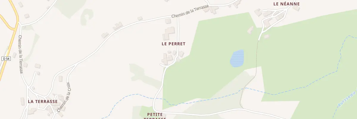 Plan du 111 Imp du Perret à Saint-Just-d’Avray