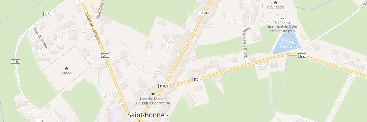 Plan du 124 Rte de Chalon à Saint-Bonnet-de-Joux