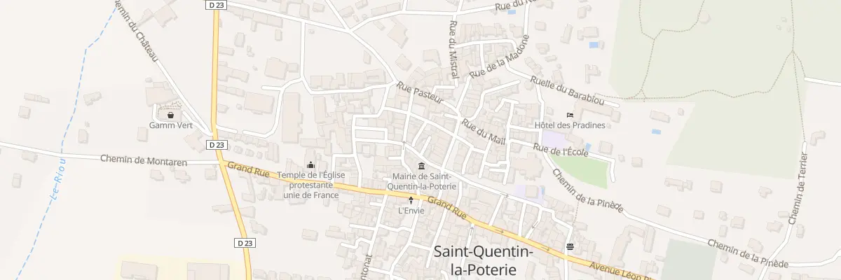 Plan du 1 Imp de la Mairie à Saint-Quentin-la-Poterie