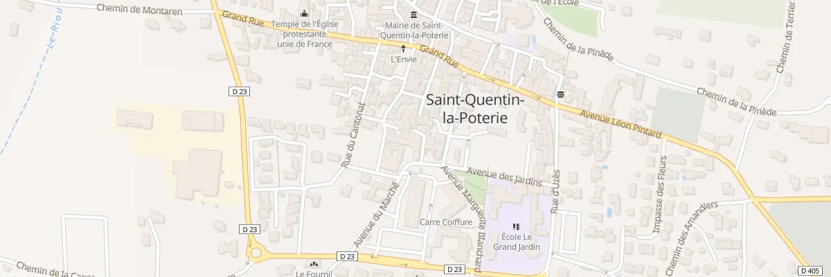 Plan du 1 Imp du Marché à Saint-Quentin-la-Poterie