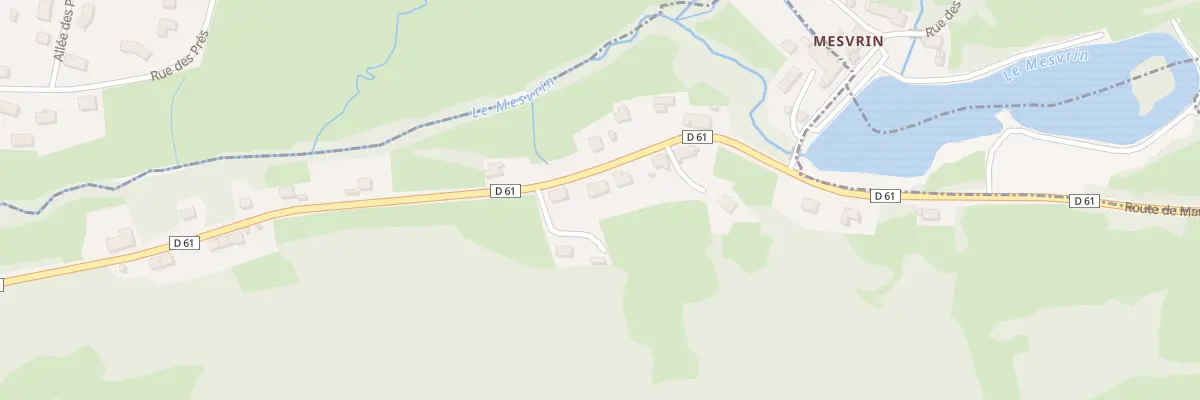 Plan du 1004 Rte du Mesvrin au Creusot