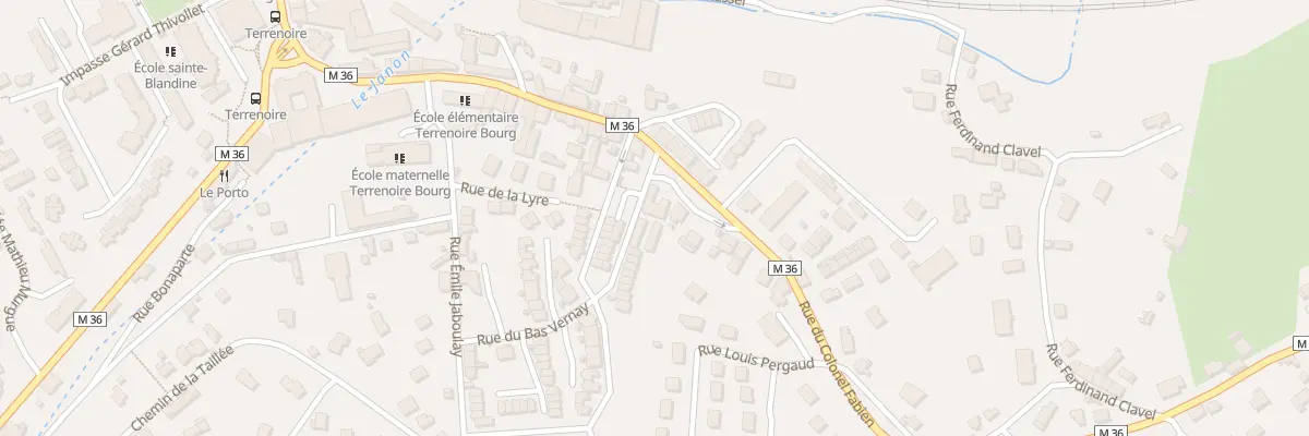 Plan du 26 Rue du Col Fabien à Saint-Étienne