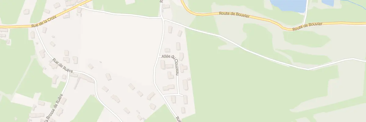 Plan du 5853 Le Clouzeau à Saint-Sernin-du-Bois