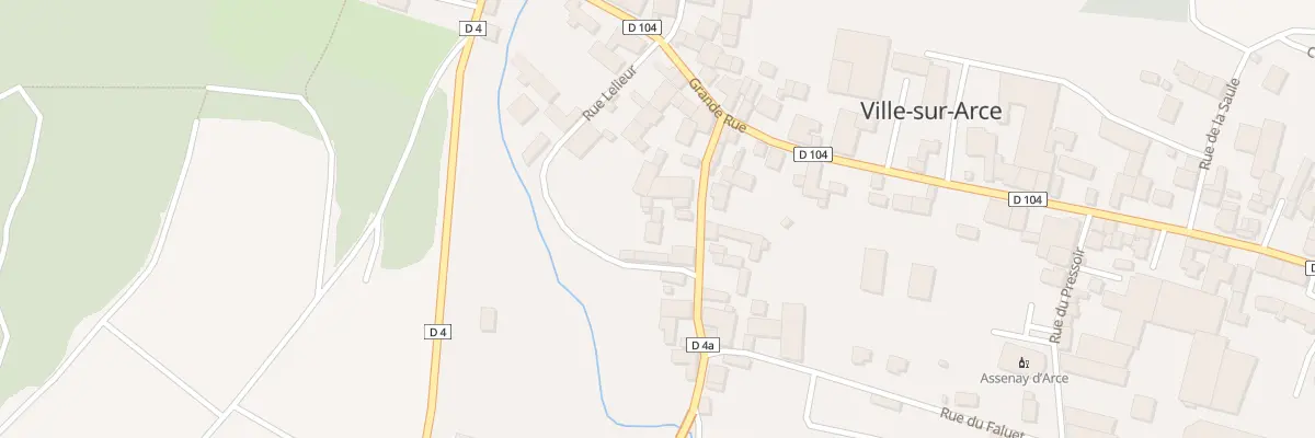 Plan du 89 La Rue Coulon à Ville-sur-Arce
