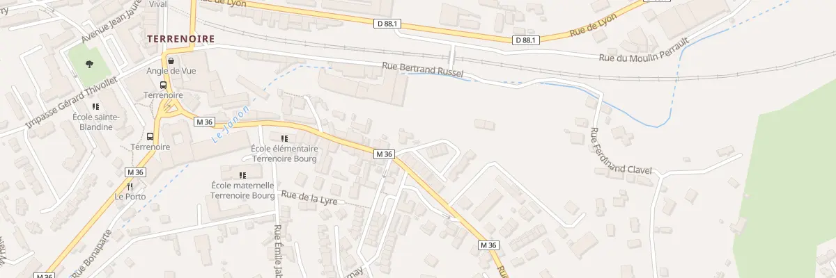 Plan du 29 Rue du Col Fabien à Villars