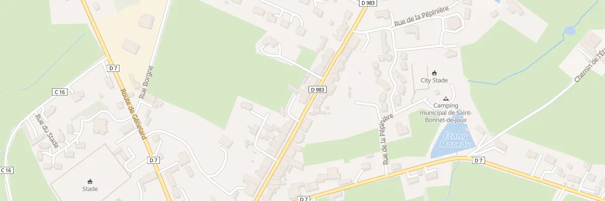 Plan du 235 Rte de Chalon à Saint-Bonnet-de-Joux