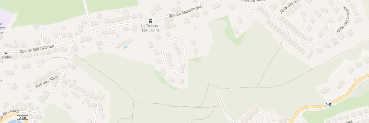 Plan du 58I Rue de Saint-firmin au Creusot