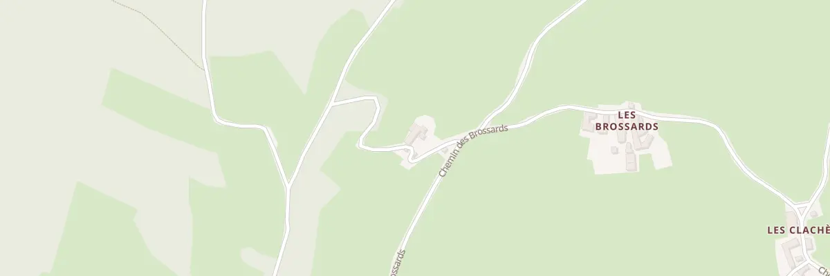Plan du 629 Che des Brossards à Saint-Igny-de-Vers