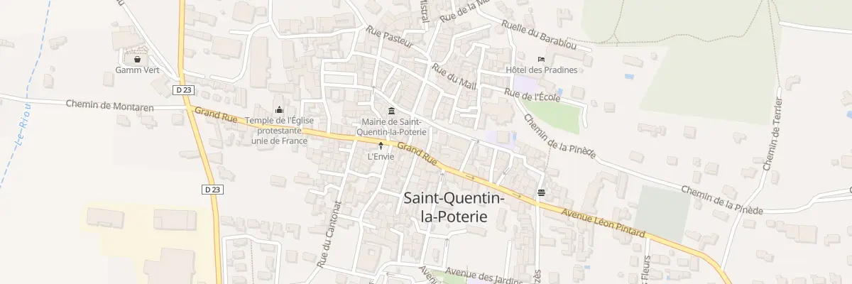 Plan du 4 Rle de la Barbacane à Saint-Quentin-la-Poterie