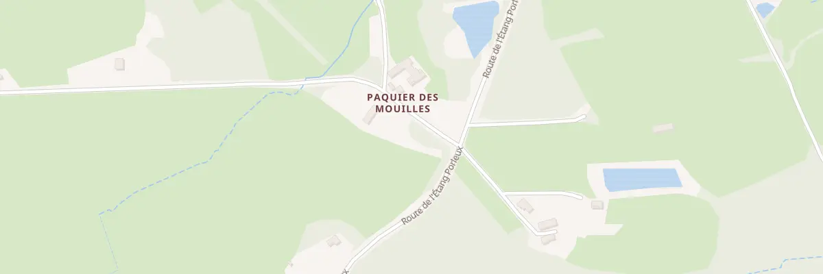Plan du 43 Rte de l’Etang de Porleux à Antully