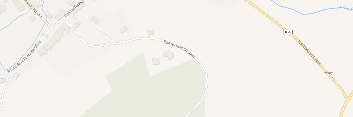 Plan du 2 Le Bois du Loup à Aubigny-les-Pothées