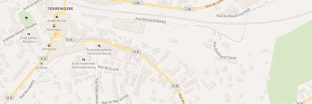 Plan du 31 Rue du Col Fabien à Saint-Étienne