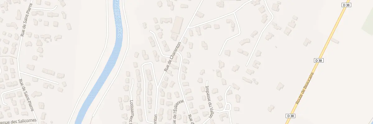 Plan du 6 Rue du Vallon à Saint-Gilles