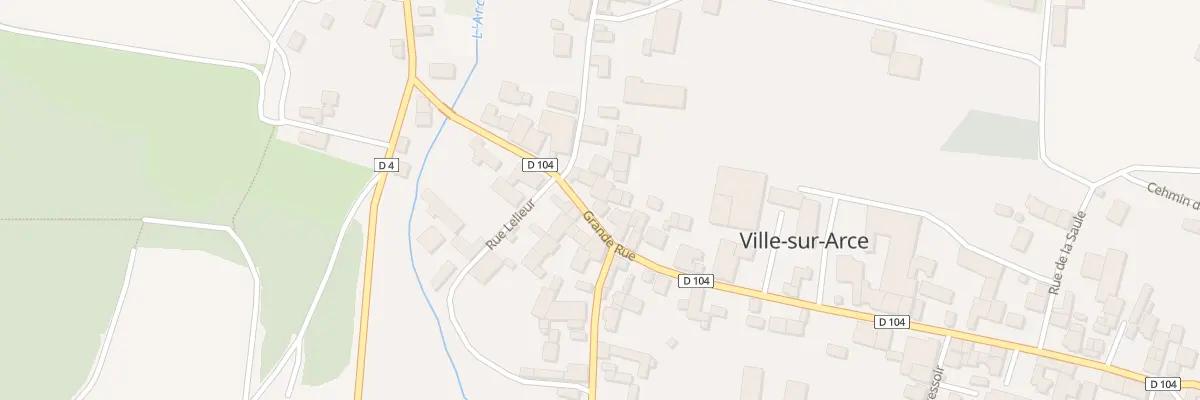 Plan du 127 La Grande Rue à Ville-sur-Arce