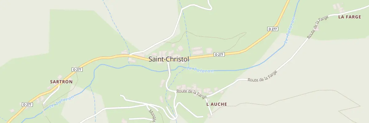 Plan du 85 Rte de Mézilhac à Saint-Christol