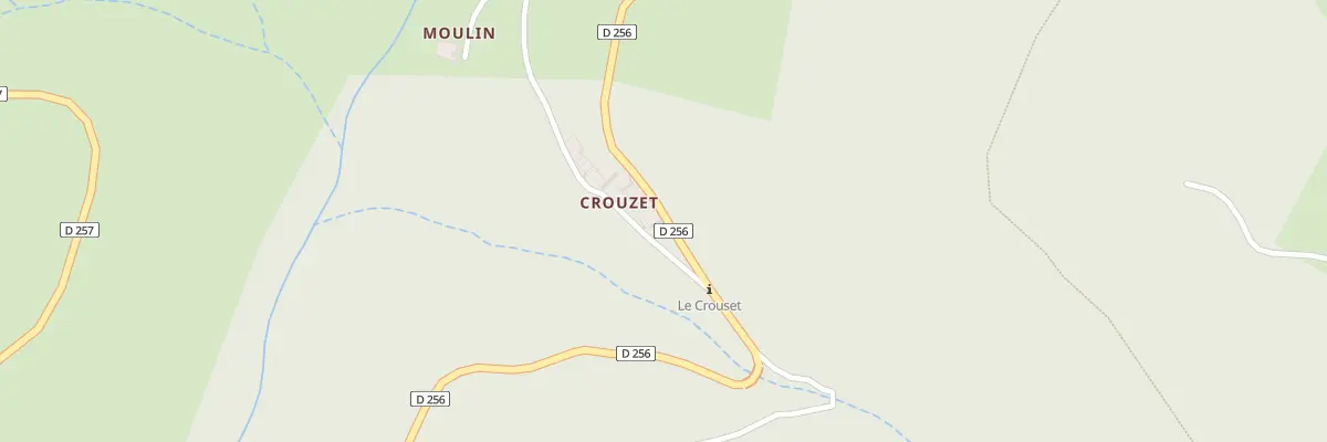 Plan du 5023B Crouzet à Gourdon