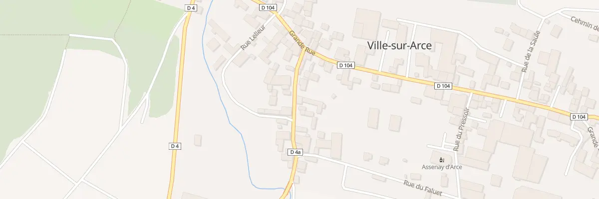 Plan du 3 Rue Coulon à Ville-sur-Arce