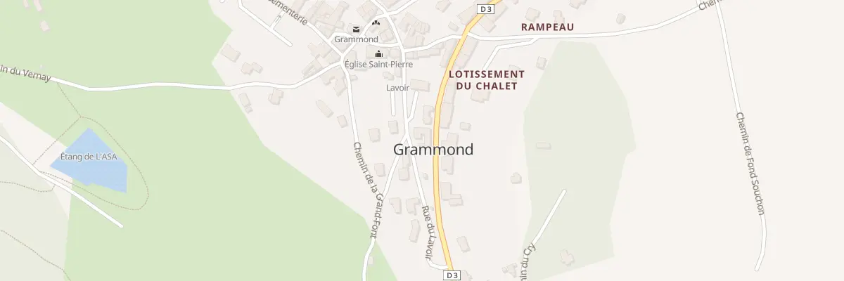 Plan du 99 Rue du Lavoir à Grammond