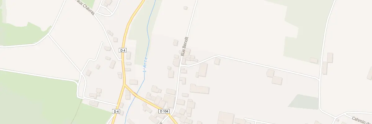Plan du 8A Rue Benoit à Ville-sur-Arce