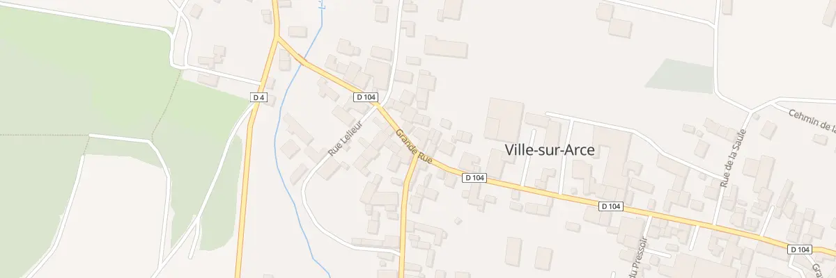 Plan du 44 Gr Grande Rue à Ville-sur-Arce