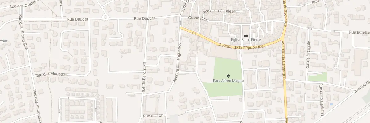 Plan du 1 Rue du Languedoc à Marguerittes