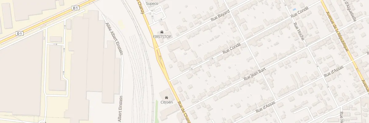 Plan du 7 Rue Condé au Creusot