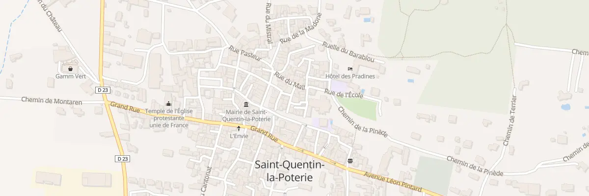 Plan du 2 Rue de l’Horloge à Saint-Quentin-la-Poterie