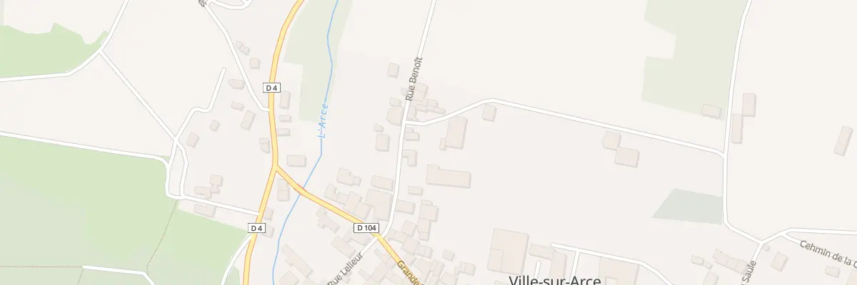 Plan du 6 Rue Benoit à Ville-sur-Arce