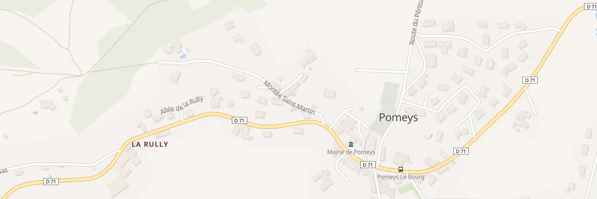 Plan du 80 Mte Saint Martin à Pomeys