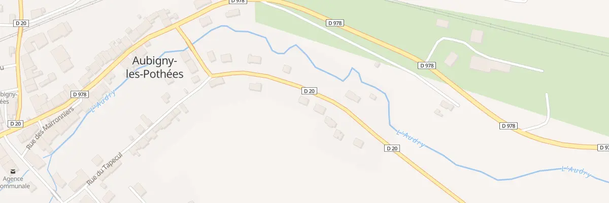 Plan du 10 Rue Edouard Piette à Aubigny-les-Pothées
