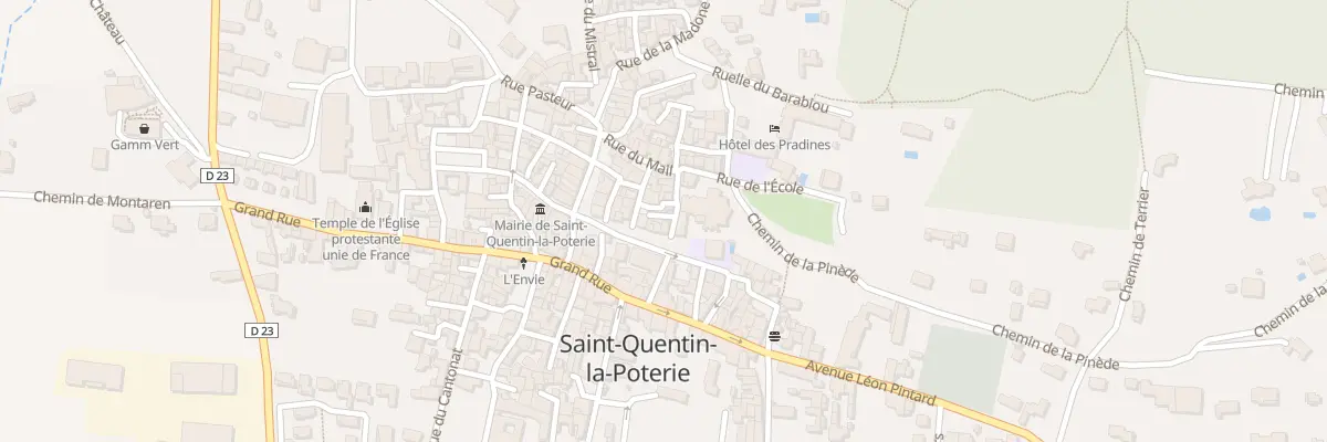 Plan du 1 Rue de l’Eglise à Saint-Quentin-la-Poterie