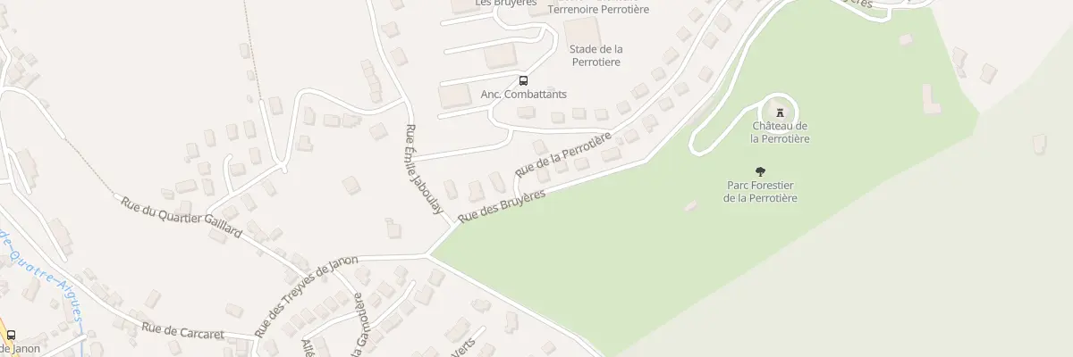 Plan du 35 Rue de la Perrotière à Saint-Étienne